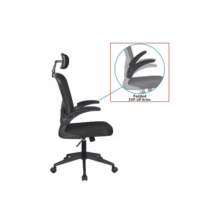 FOTEL OBROTOWY Alex BIUROWY na kółkach ERGONOMICZNY SIATKA MESCH komfortowy
