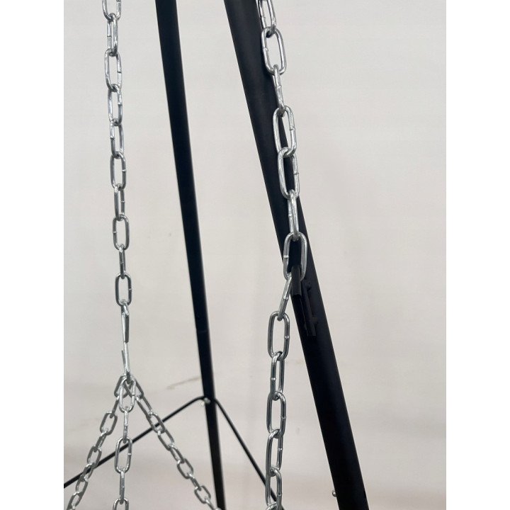 TRÓJNÓG Z RUSZTEM GRILL OGRODOWY DO PALENISK 60cm 150cm OGNISKA wiszący