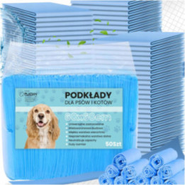 Podkłady jednorazowe chłonne maty 60x60 dla psów kotów 50 szt. higieniczne