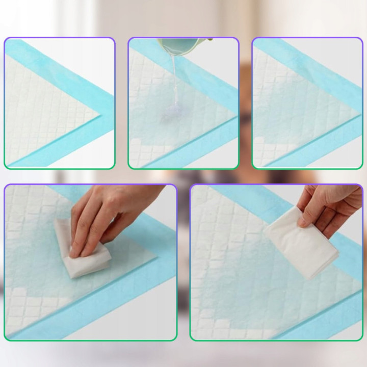 Podkłady jednorazowe chłonne maty 60x60 dla psów kotów 50 szt. higieniczne