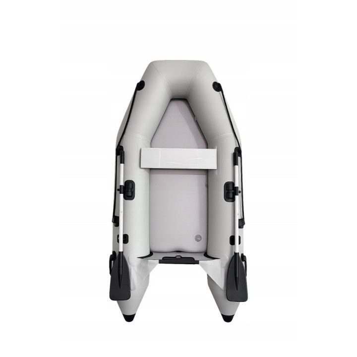 pompowany PONTON 2-osobowy 245x135cm dingy zestaw wiosła pompka 240kg HIT